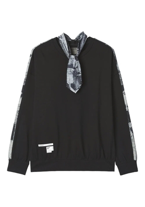 Musium Div. tie-detail sweatshirt - Black