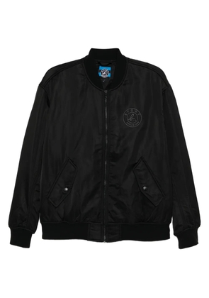 SPORT b. by agnès b. logo-embroidered bomber jacket - Black