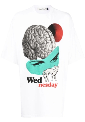 Undercover graphic-print cotton T-Shirt - White