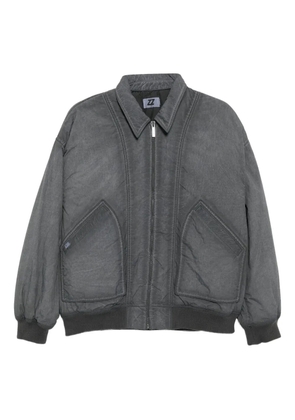 izzue zip-up puffer jacket - Grey