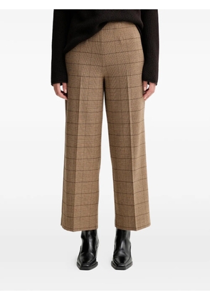 Marc O'Polo checked-pattern trousers - Brown