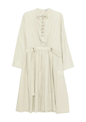 Low Classic drawstring belted dress - Green