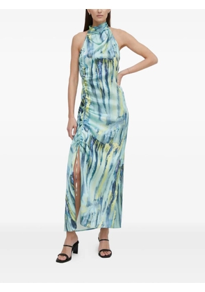 Gestuz WaleryGZ halterneck midi dress - Blue