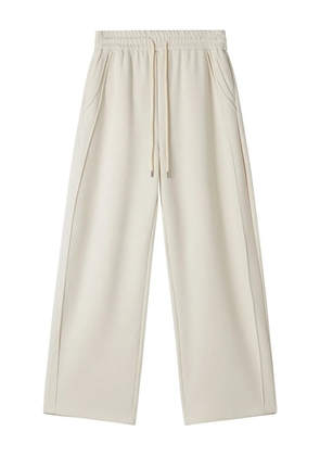 tout a coup seam-details trousers - White