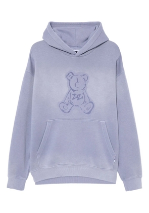 izzue graphic-print hoodie - Purple