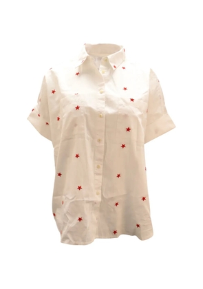 Madewell embroidered-star short-sleeves shirt - White