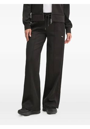 PUMA embroidered-logo track pants - Black