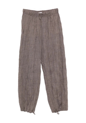 Alysi drawstring-waist trousers - Grey
