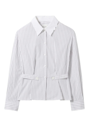 Claudie Pierlot pinstripe cotton shirt - White