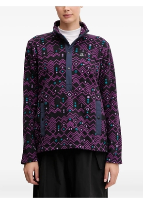 Haglöfs Mora patterned sweatshirt - Purple