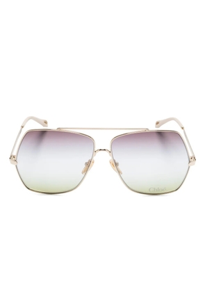 Chloé Eyewear Aly sunglasses - Gold