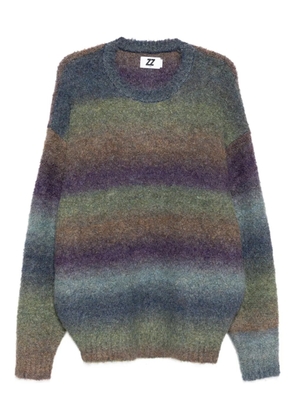 izzue gradient-dyed jumper - Green