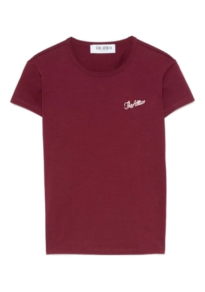 The Attico logo-embroidered cotton T-shirt