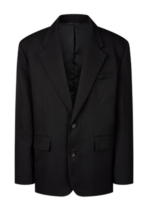 TOMBOY striped single-breasted blazer - Black