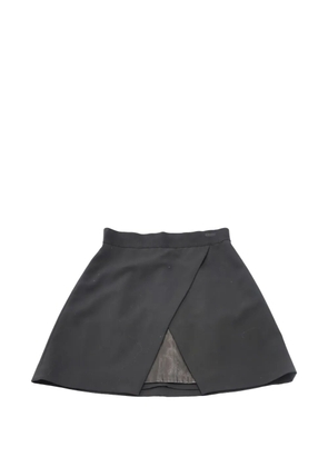 alice + olivia zip mini skirt - Black