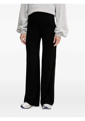 Ea7 Emporio Armani logo-patch trousers - Black