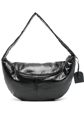 Low Classic large Croissant shoulder bag - Black
