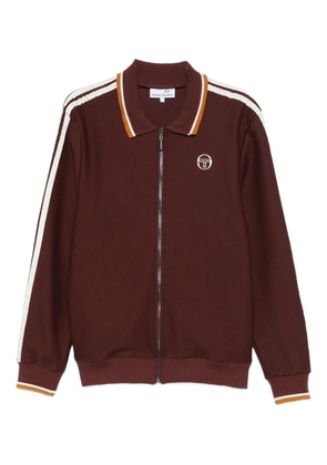 Sergio Tacchini stripe zip sweatshirt - Brown