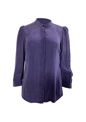 Chloé Vintage long-sleeve silk blouse - Purple
