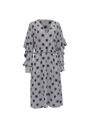 Jason Wu V-neck polka-dot dress - Neutrals