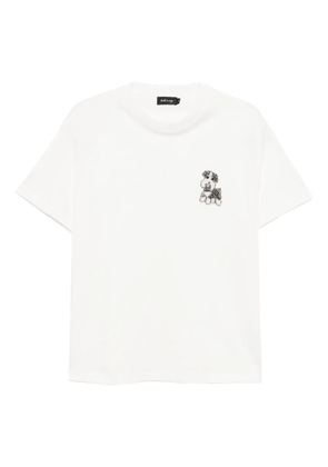tout a coup embroidered-sequin T-shirt - White