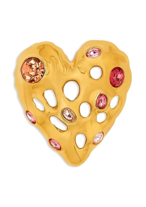 Oscar de la Renta crystal-embellished earrings - Gold