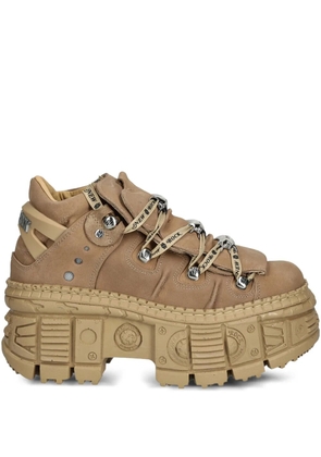 NEW ROCK M-106WALL-C10 platform lace-up sneakers - Neutrals
