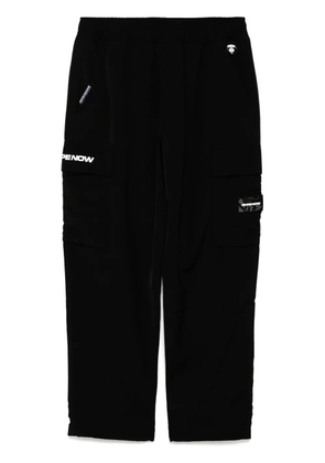 AAPE BY *A BATHING APE® moonface-logo cargo trousers - Black