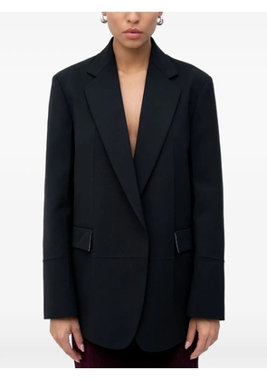 Nº21 notched-lapel blazer - Black