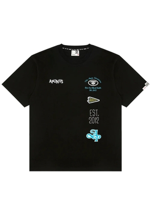 AAPE BY *A BATHING APE® text-print T-shirt - Black