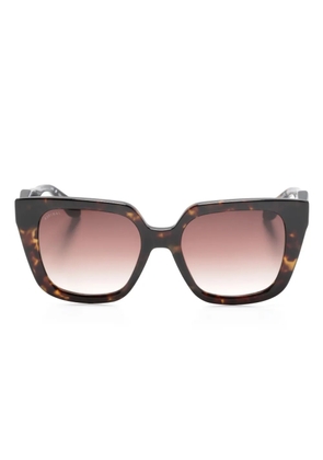 Aspinal Of London Liane oversize sunglasses - Brown