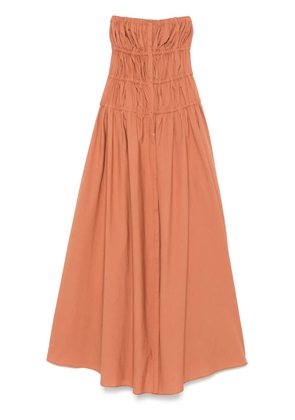 Forte Forte cotton maxi dress - Brown
