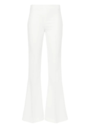 Blanca Vita Paola cady flared trousers - White