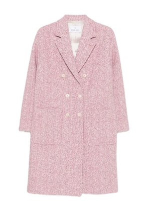 Manuel Ritz chevron coat - Pink