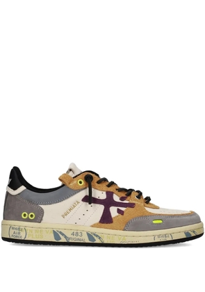 Premiata Bskt Clay panelled sneakers - Neutrals