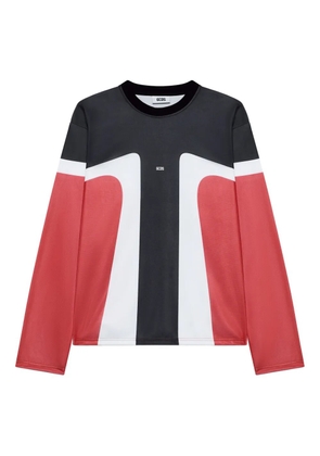 GCDS Racing long-sleeved T-shirt - Black