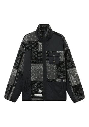 Musium Div. patchwork quilted jacket - Black