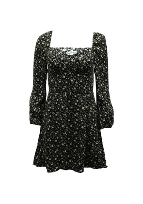 Reformation square-neck mini dress - Black