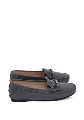 Tod's Vintage embellished loafers - Grey