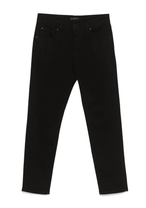Manuel Ritz logo-patch jeans - Black