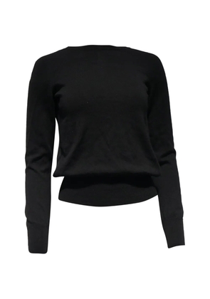 Moschino Pre-Owned open back sweater - Black