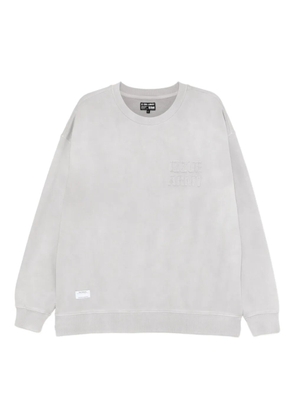 izzue logo-embroidered sweatshirt - Grey