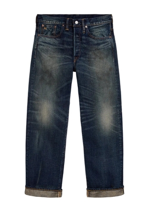 Ralph Lauren RRL distressed straight-leg jeans - Blue