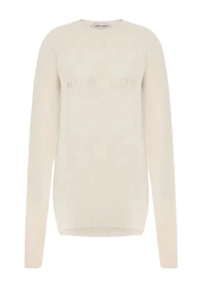 Alberta Ferretti logo-embroidered sweater - Neutrals