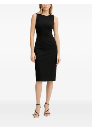 MARCIANO by GUESS zip-up sleeveless midi dress - Black