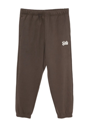 CHOCOOLATE logo-embroidered trousers - Brown