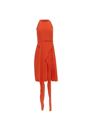 Gucci Pre-Owned belted sleeveless dress - Orange