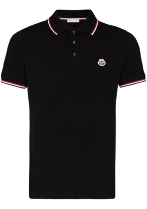 Moncler MAGLIA POLO MANICA CORTA - Black