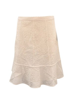 Michael Kors Vintage lace mini skirt - White