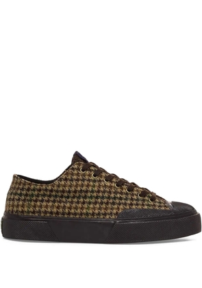 Superga 2432 houndstooth wool sneakers - Brown